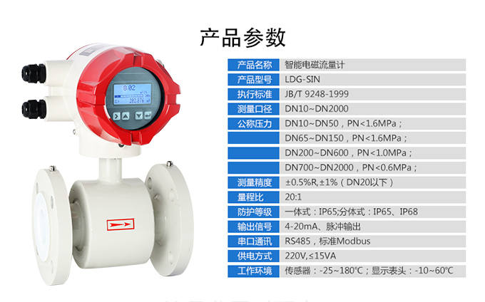LDG型電磁流量計測量不準確